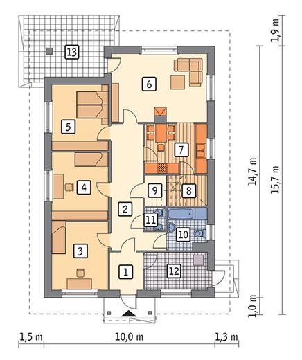 Własny dom - wariant I