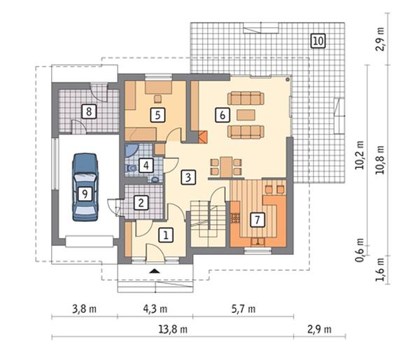 Biały bez - wariant I (podpiwniczony)