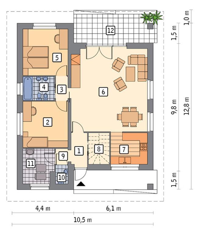 Miarodajny - wariant I