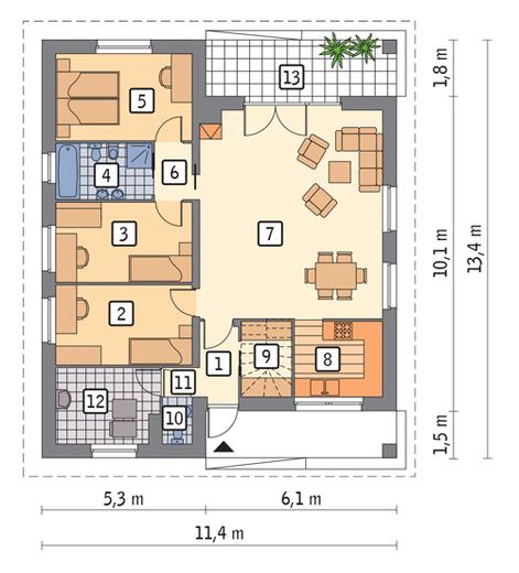 Miarodajny - wariant II