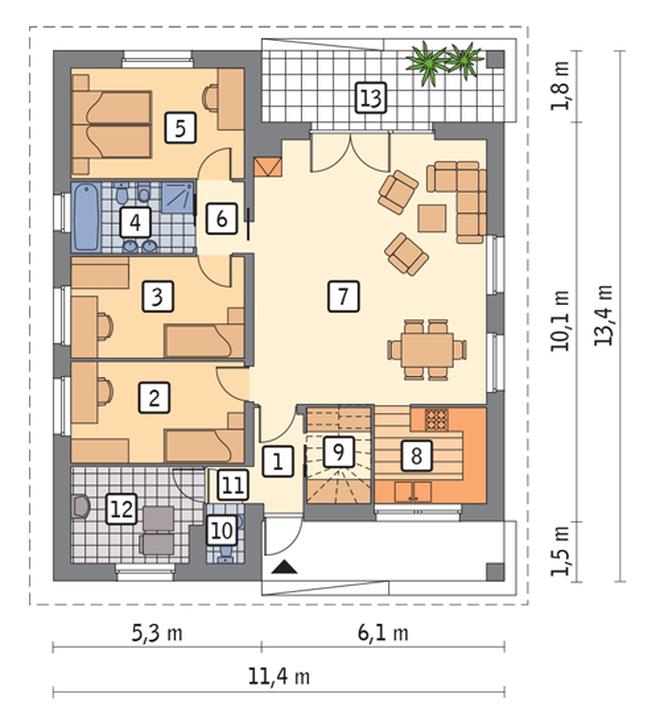 Miarodajny - wariant II