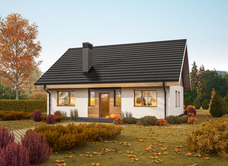 Projekt domu Murator Miarodajny - wariant IV