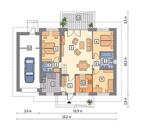 Miarodajny - wariant XI