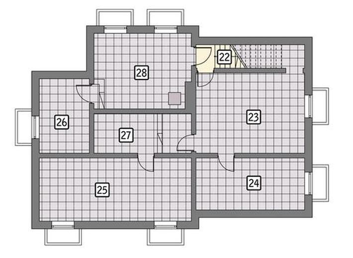 Śródleśny - wariant I (podpiwniczony)