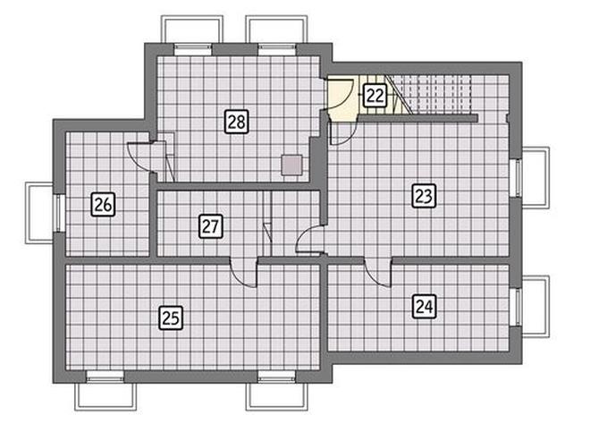 Śródleśny - wariant I (podpiwniczony)