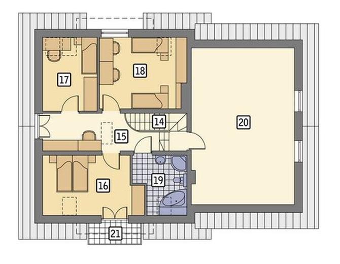 Śródleśny - wariant I (podpiwniczony)