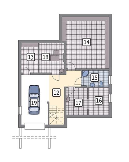 Powściągliwy - wariant I (podpiwniczony)