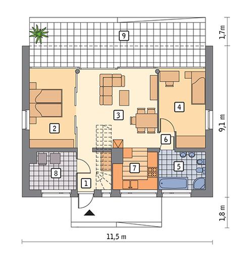 Przejrzysty - wariant III