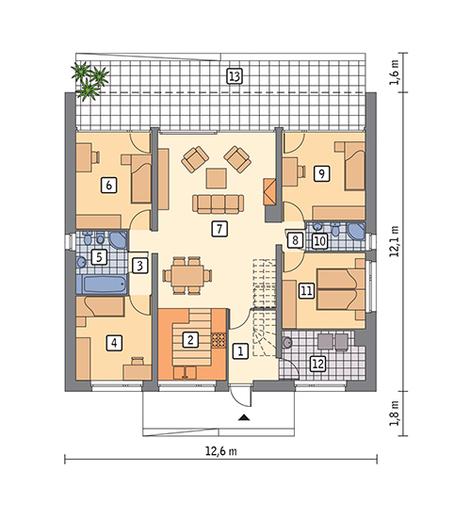 Przejrzysty - wariant IV