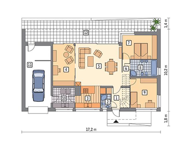 Przejrzysty - wariant VIII