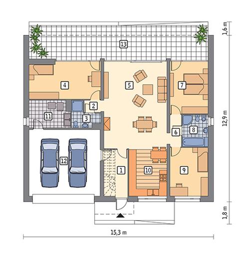 Przejrzysty - wariant X