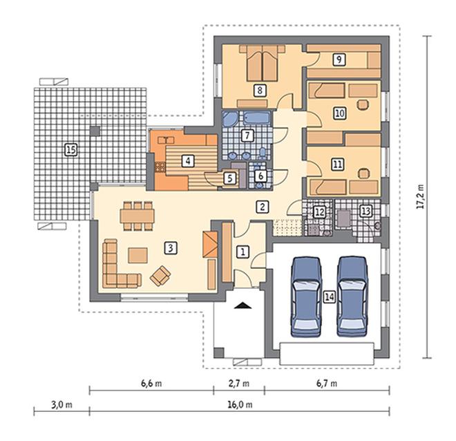 Szafranowy - wariant I