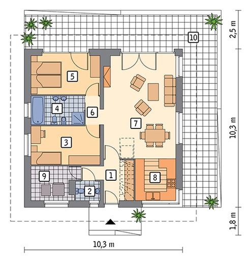Czterolistna koniczyna - wariant VII