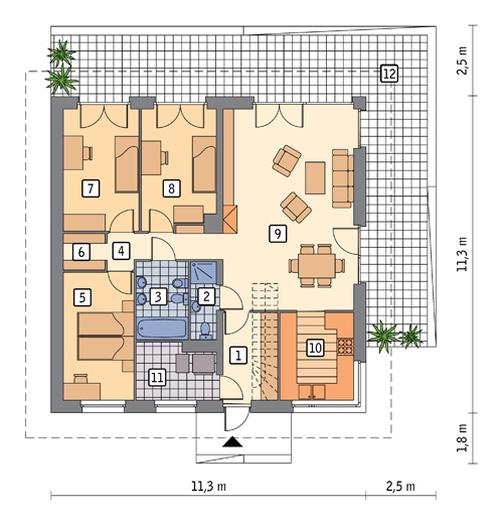 Czterolistna koniczyna - wariant X