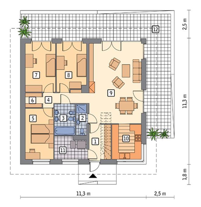 Czterolistna koniczyna - wariant X