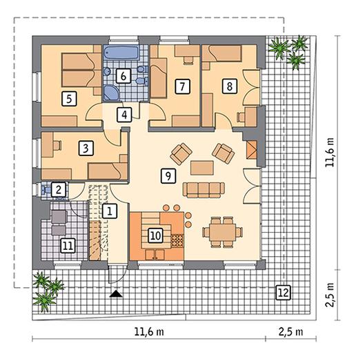Czterolistna koniczyna - wariant XIV