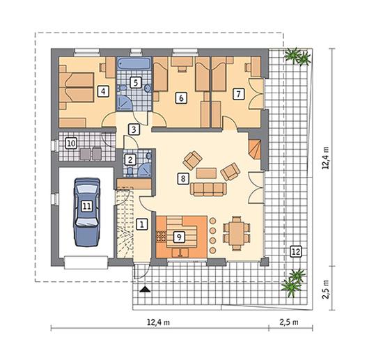 Czterolistna koniczyna - wariant XIX