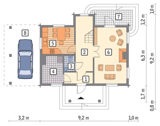 Na polanie (letniskowy, drewniany)