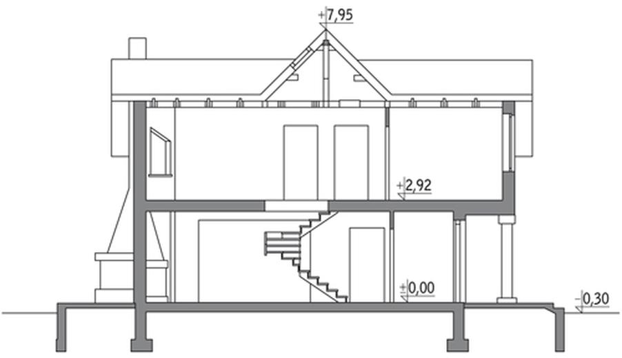 Mały dworek - wariant I