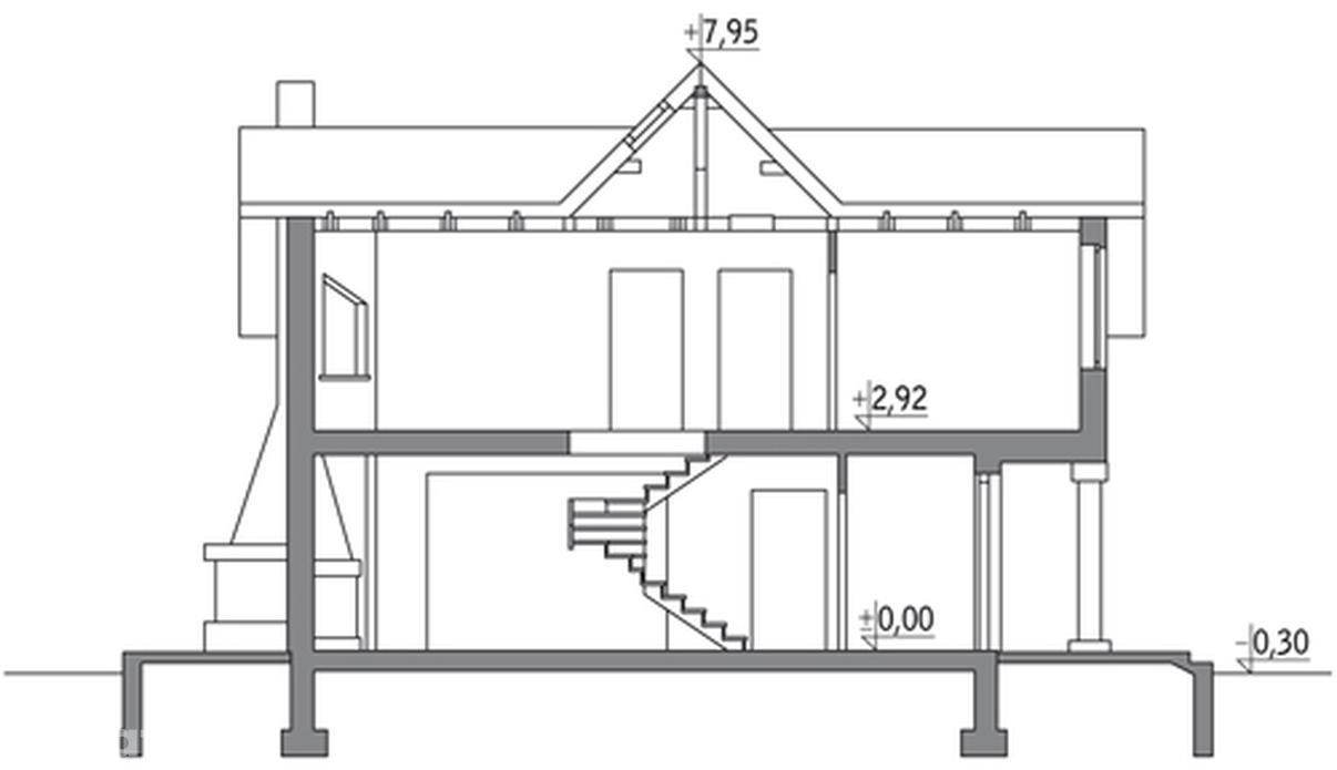 Mały dworek - wariant I
