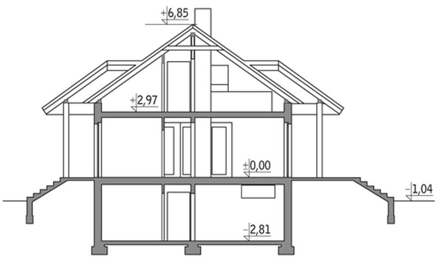 Gustowny - wariant I (podpiwniczony)