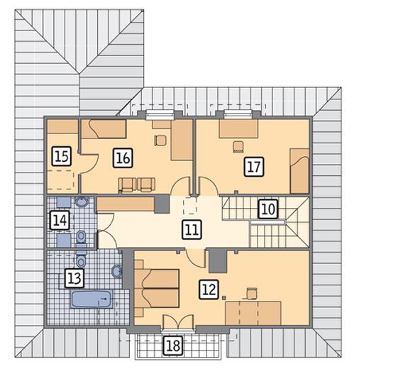 Reprezentacyjny - wariant I (podpiwniczony)
