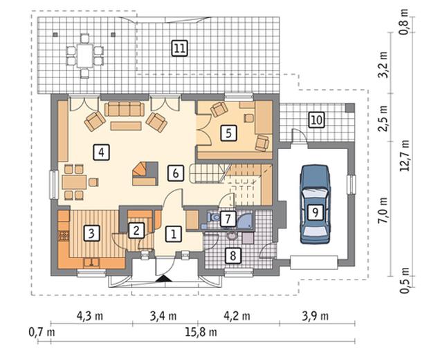 Reprezentacyjny - wariant II