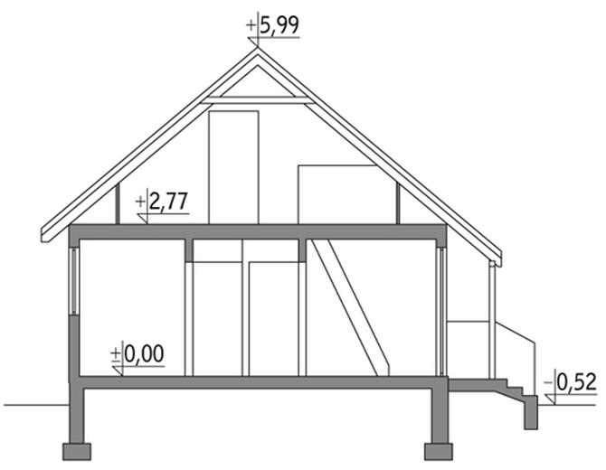 Złocisty (letniskowy, drewniany)