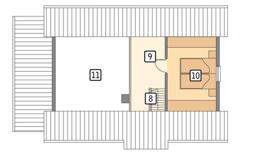 Złocisty (letniskowy, drewniany)