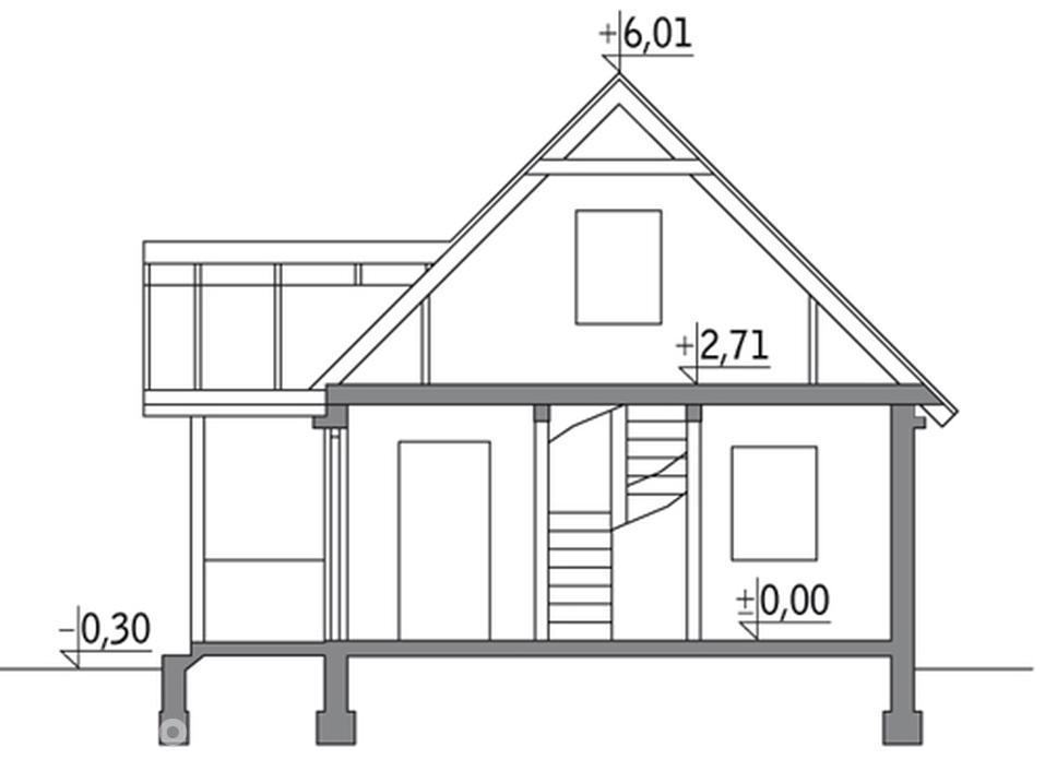 Letnik (rekreacyjny, drewniany)