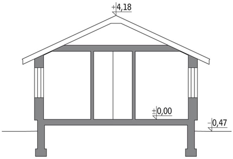 Kanikuła (letniskowy, drewniany)