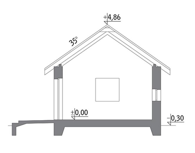 Ze świetlikami - wariant I (etap I) (letniskowy)