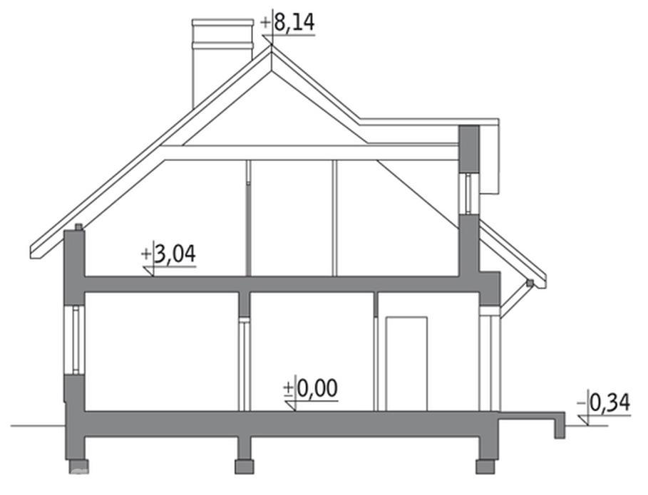 Dom za rogiem  (z wentylacją mechaniczną i rekuperacją)