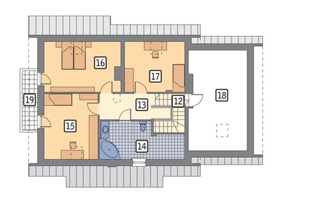 Dom za rogiem  (z wentylacją mechaniczną i rekuperacją)