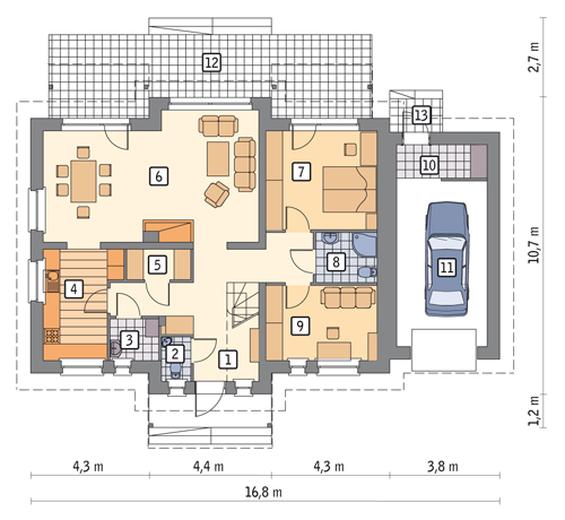 Taktowny (z wentylacją mechaniczną i rekuperacją)