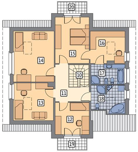 Trafny (z wentylacją mechaniczną i rekuperacją)