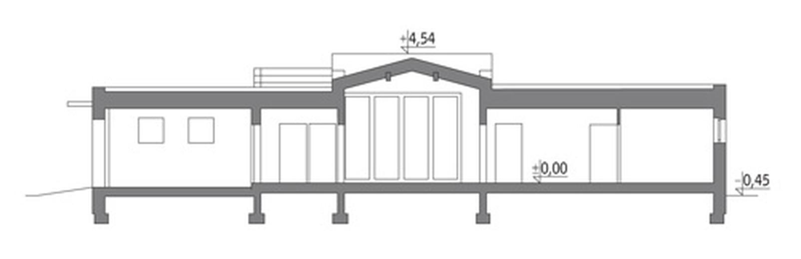 Sympatyczny - wariant I (z wentylacją mechaniczną i rekuperacją)