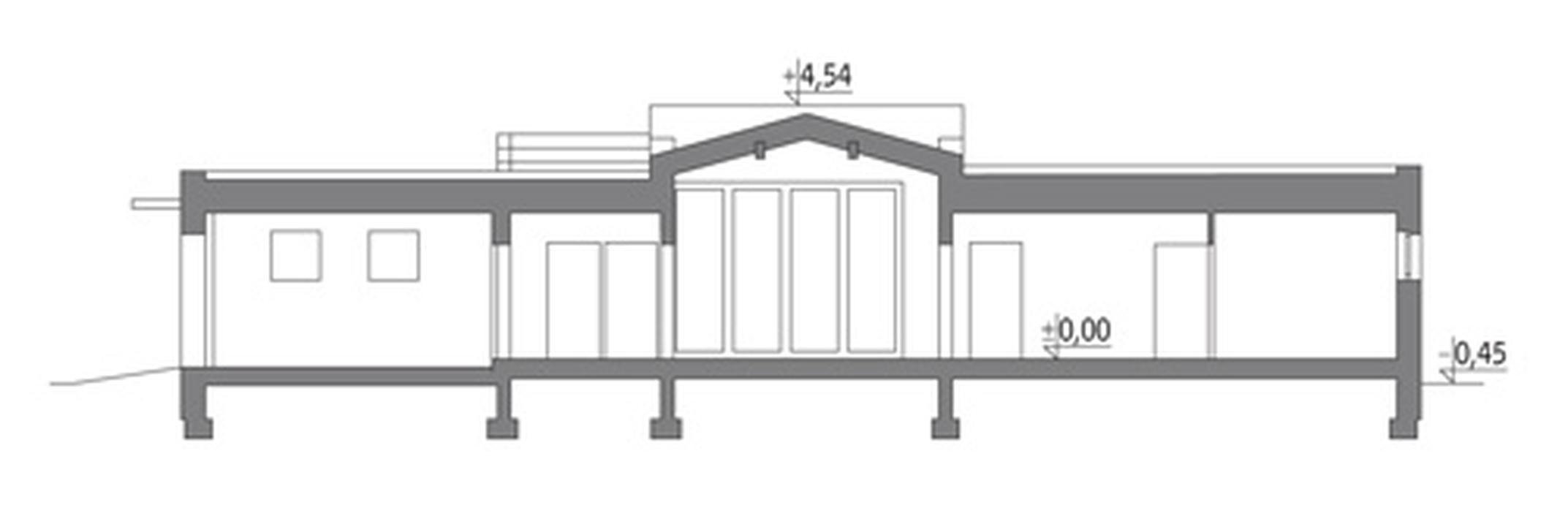Sympatyczny - wariant I (z wentylacją mechaniczną i rekuperacją)