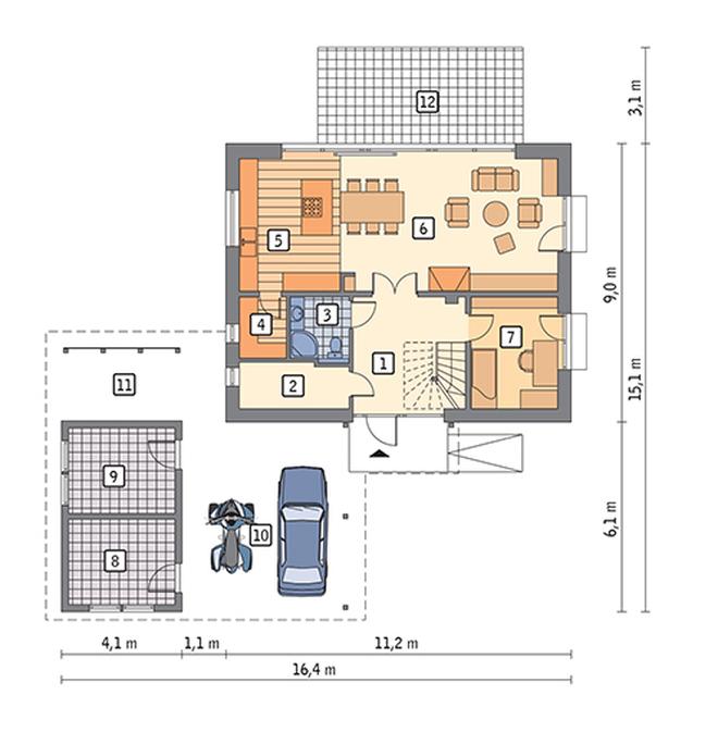 Dla pokoleń (z wentylacją mechaniczną i rekuperacją)
