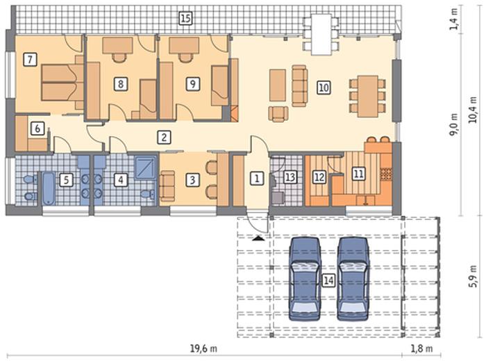 Dom oszczędny (z wentylacją mechaniczną i rekuperacją)
