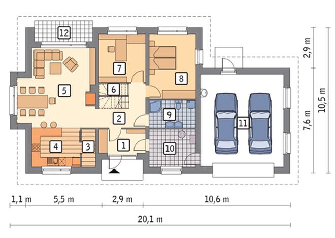 Przyjacielski (z wentylacją mechaniczną i rekuperacją)