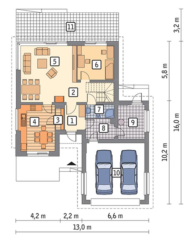 Przychylny (z wentylacją mechaniczną i rekuperacją)