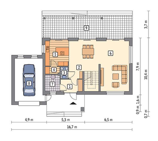 Przeznaczony (z wentylacją mechaniczną i rekuperacją)