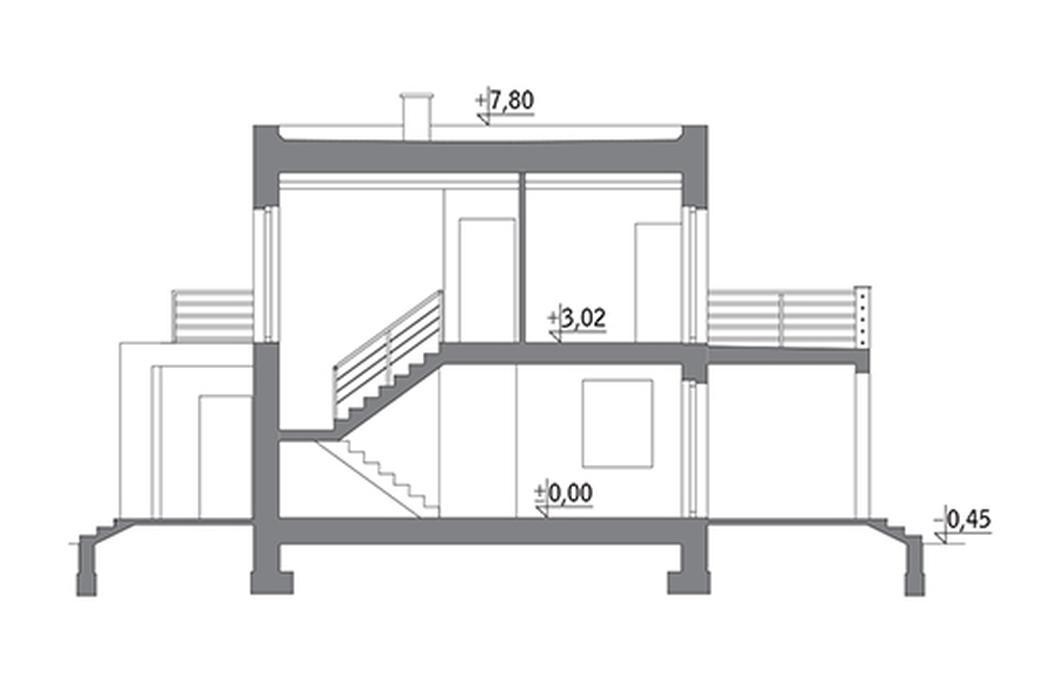 Przeznaczony - wariant I (z wentylacją mechaniczną i rekuperacją)