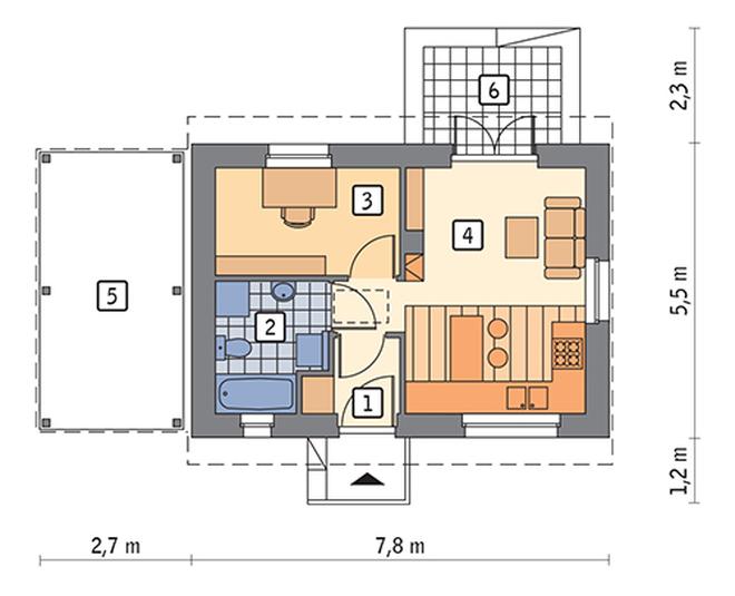 Ze świetlikami (z wentylacją mechaniczną i rekuperacją)