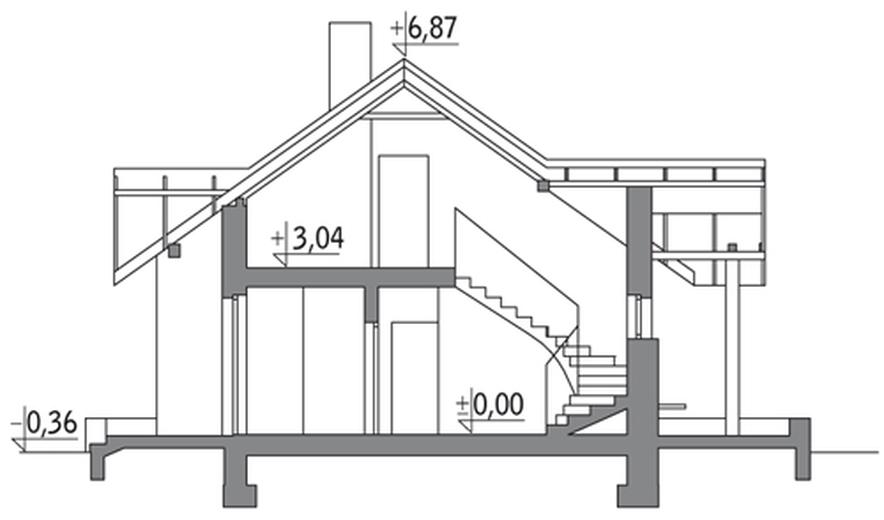Moje miejsce - wariant I (z wentylacją mechaniczną i rekuperacją)