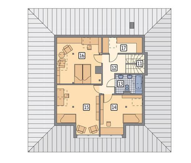 Wdzięczny (z wentylacją mechaniczną i rekuperacją)