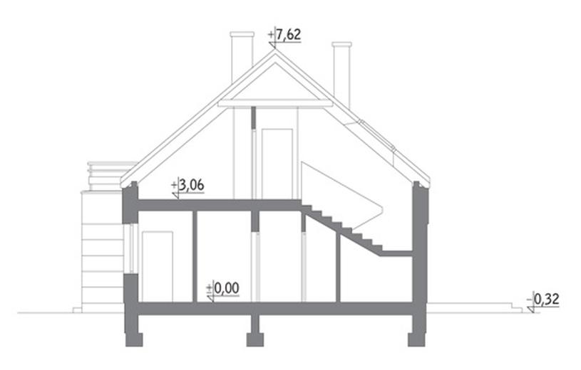 Zielona ostoja - wariant II (z wentylacją mechaniczną i rekuperacją)