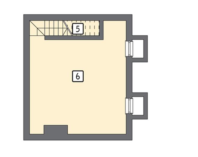 Budynek gospodarczy z sauną i wiatą rekreacyjną (podpiwniczony) G22a