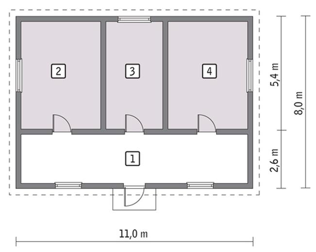 Budynek gospodarczy GC15a
